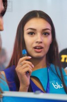 Девушка на выставке Vapexpo 2018