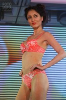 Модель нижнего белья на выставке Lingerie Fashion Weekend