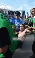 Голые девушки на Euro 2012