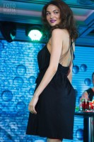 Модель Lingerie Fashion Weekend на показе пляжной моды