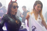 Девушка выставки Vapexpo 2018