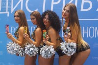 Чирлидерши на выставке Vapexpo