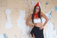 Сексуальная пионерка в чулках