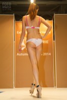 Девушка на показе нижнего белья Lingerie-Expo