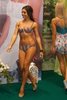 Модель на показе нижнего белья Lingerie-Expo 2014