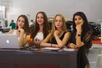 Девушки на московском автосалоне 2016