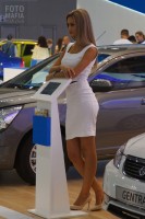 Модель на московском автосалоне 2016