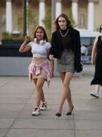 Фотоохота на девушку на улице