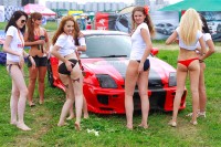 девушки Liqui Moly на автоэкзотике 2011 тату