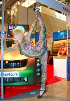 mims 2011 гимнастка бодиарт