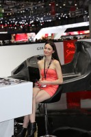 Модель на выставке Geneva International Motor Show