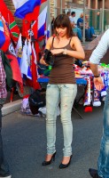 фотоохота на девушку в обтягивающих джинсах