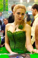 продэкспо 2012 девушка в зеленом корсете