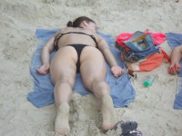 Девушка на пляже Таиланда