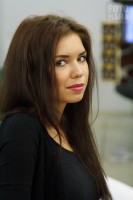 Девушка на выставке Московское Тюнинг Шоу 2015