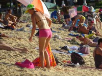 Девушка на пляже