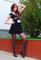 девушка на выставке ТрансРоссия 2012