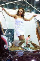 konig motor club девушка на выставке московское тюнинг шоу 2012