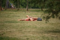 Фотоохота на девушку в бикини