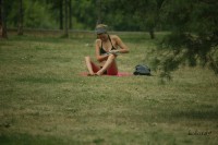 Фотоохота на девушку в бикини