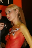 Модель на выставке Фотофорум 2008
