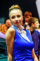 портрет стендистки Московского Международного Автомобильного Салона 2012