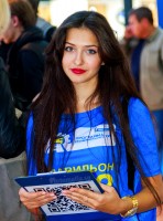 девушка Московского Международного Автомобильного Салона 2012