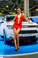 девушка московского автосалона 2012