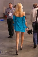 Девушка на выставке X'show 2011