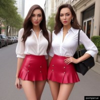 Девушка в мини